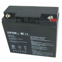 Akumulator 12V 17Ah(1) wymiary: D181xS76xW166mm, końcówki biegunowe: śruba M5