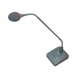 Pulpit mikrofonu AUD.IP-DMIC1 Pulpit mikrofonu typu gęsia szyja do wygłaszania komunikatów na głośniki.
